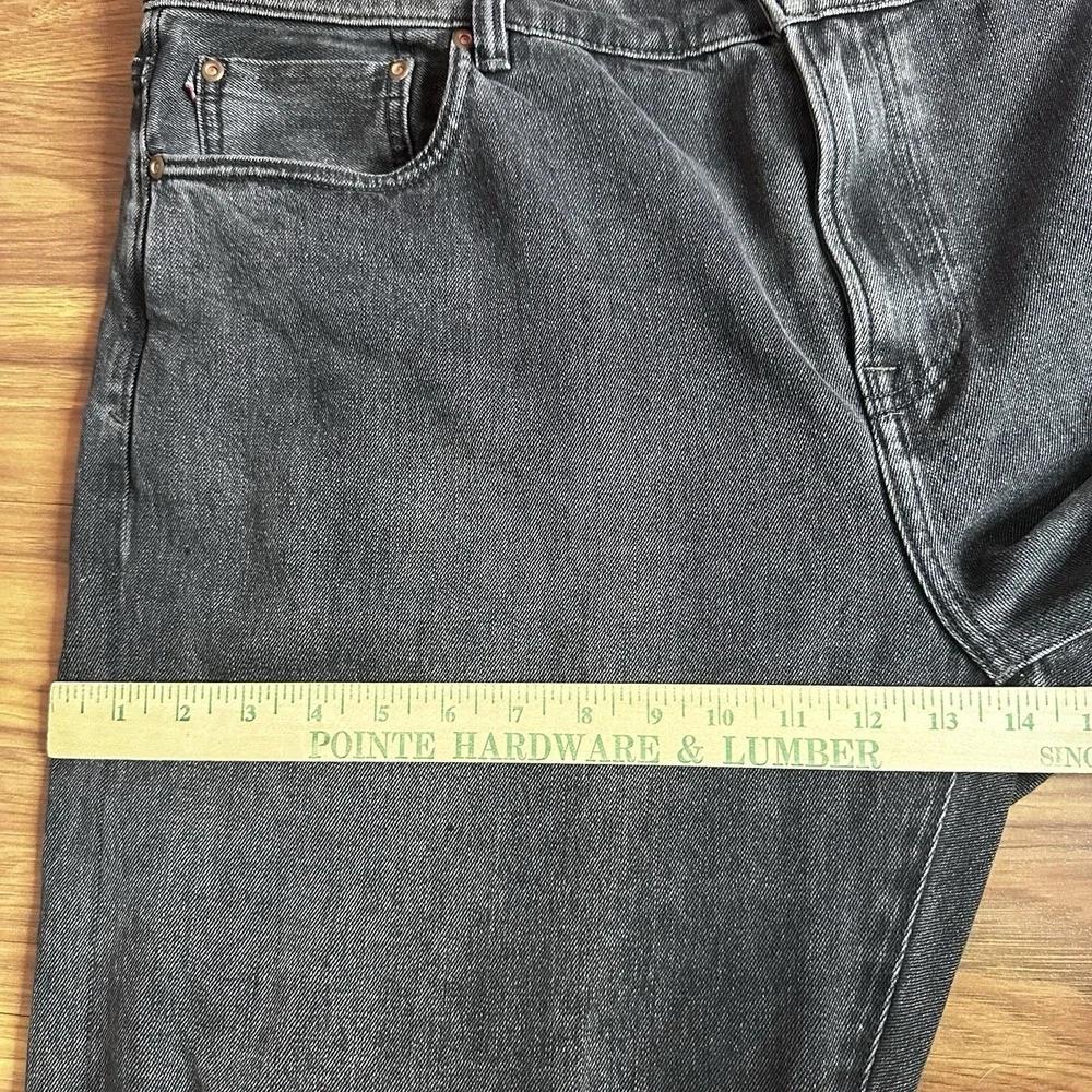 Flint & Tinder Jeans Mens 38x32* Black Denim Fade Straight Fit Casual Huckberry